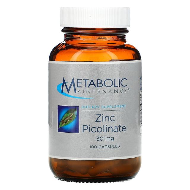 Metabolic Maintenance Utrzymanie metabolizmu, Pikolinian, 30 mg, 100 Kapsułki on Productcaster.