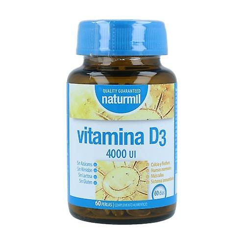 Naturmil Vitamin D3 4000 UI 60 capsules on Productcaster.