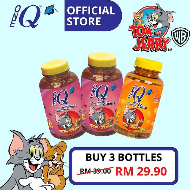 Timktv [buy 3 Rm39.90]one Q Gummy With Vitamin C 100g - Grape Flavor 3 bottles Onesize on Productcaster.