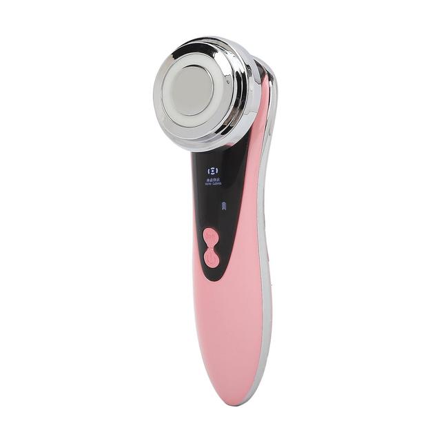 Red Light Face Beauty Machine - Promotes Collagen, Cleanses Pores, Rejuvenates Skin (Pink) on Productcaster.