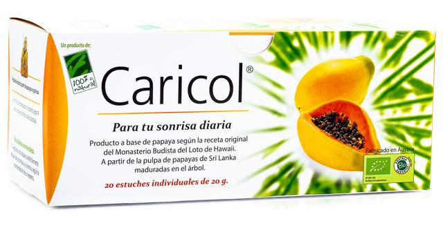 100% Natural Caricol 20 Cases 20 gr on Productcaster.