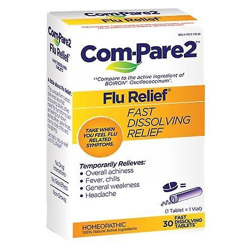 Com-Pare2 Alivio de la gripe de disolución rápida, 30 tabletas (paquete de 1) on Productcaster.