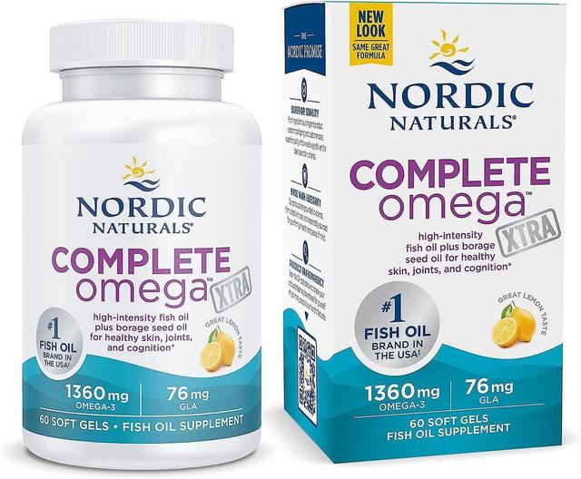 Nordic Naturals Complete Omega 3,6,9 Xtra 60 Softgels (Lemon) on Productcaster.