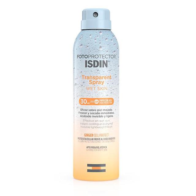 Isdin fotoprotector transparent spray wet skin 30spf 250ml on Productcaster.