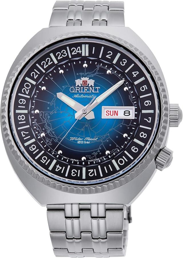 Orient RA-AA0E03L19B Herenhorloge Zilver en Blauw on Productcaster.