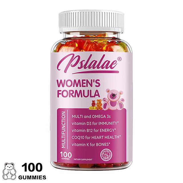 Visgaler Vitamins For Women - Multi And Omega 3s Vitamin D3 For Immunity, B12 For Energy, Coq10 For Heart Health, Vitamin K For Bones 100 Gummies on Productcaster.