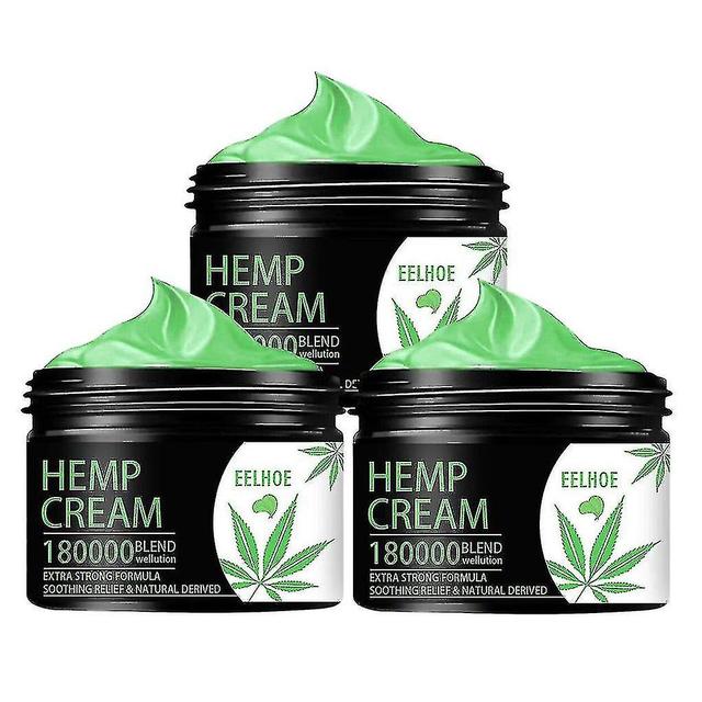 Arthritis Pain Rmuscle Joint Stiffnesselief Hemp Cream 3Pcs on Productcaster.