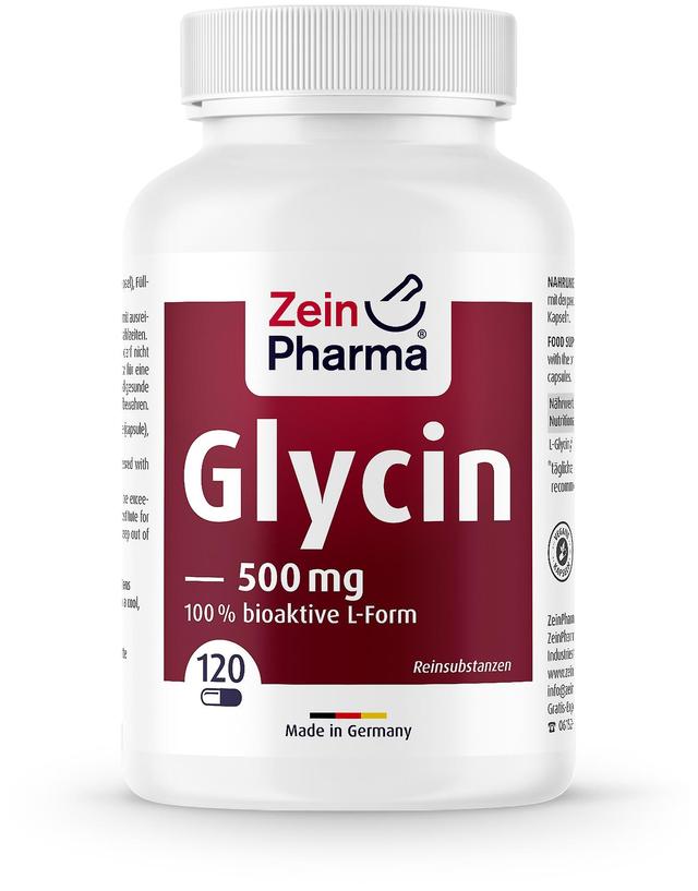 Zein Pharma L-Glycine 500 mg 120 caps on Productcaster.