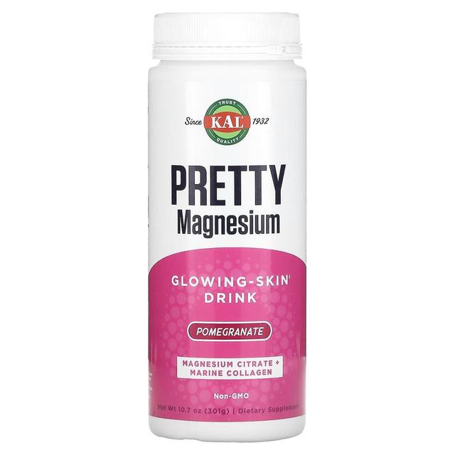 KAL, Pretty Magnesium, Glowing-Skin Drink, Pomegranate, 10.7 oz (301 g) on Productcaster.