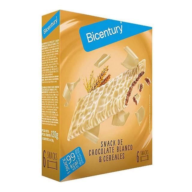 Barre énergétique Bicentury Sarialis Chocolat blanc Céréales (6 uds) on Productcaster.