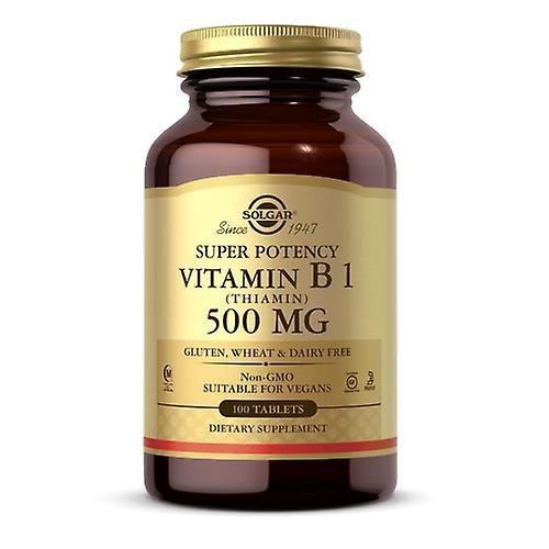 Solgar Vitamin B1 (Tiamin), 500 mg, 100 flikar (Förpackning med 2) on Productcaster.