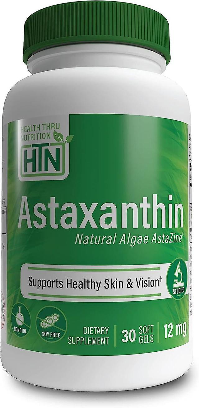 Health Thru Nutrition Gesundheit durch Ernährung Astaxanthin 12mg 30 Kapseln on Productcaster.