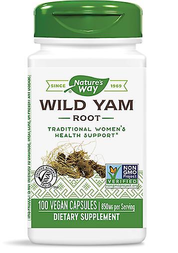 Nature's Way Natur's Sätt Wild Yam Root Vegan kapslar on Productcaster.