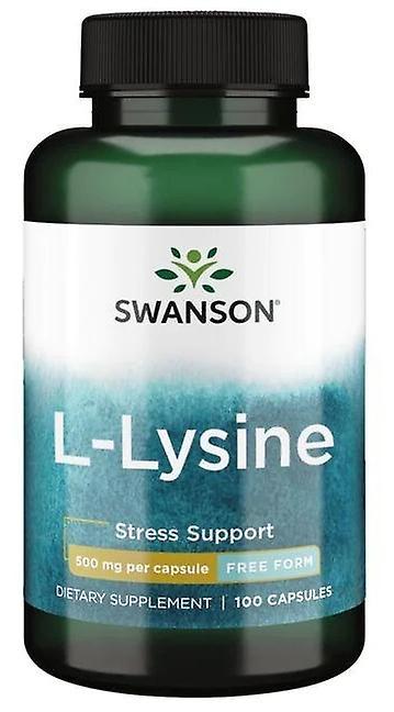 Swanson Free Form L-Lysine 500 mg 100 Capsules on Productcaster.