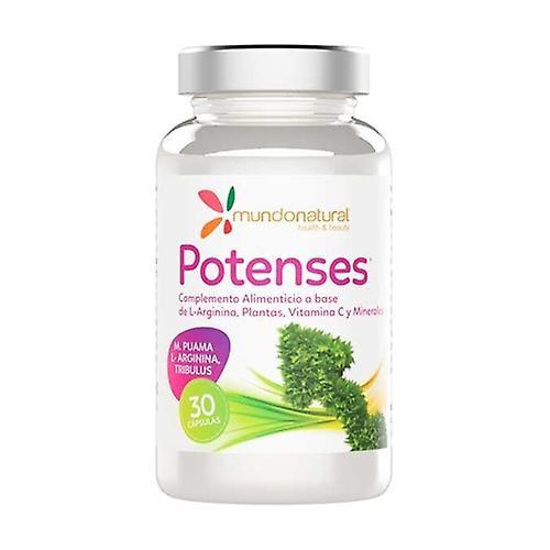 Mundo Natural Potenses helps sexual function 30 capsules on Productcaster.