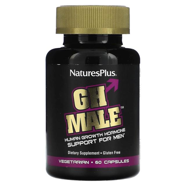 Nature's Plus NaturesPlus, GH Male, Human Growth Hormone Support for Men, 60 Vegetarian Capsules on Productcaster.