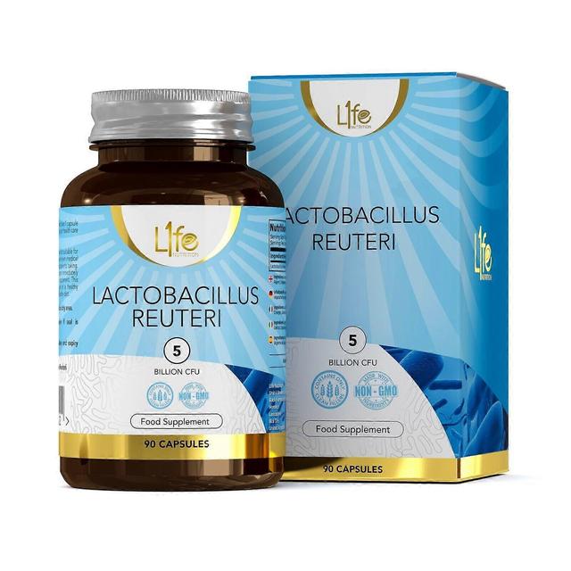 L1fe Nutrition Lactobacillus reuteri (5 miljardia PMY) 1 Bottle (90 Capsules) on Productcaster.