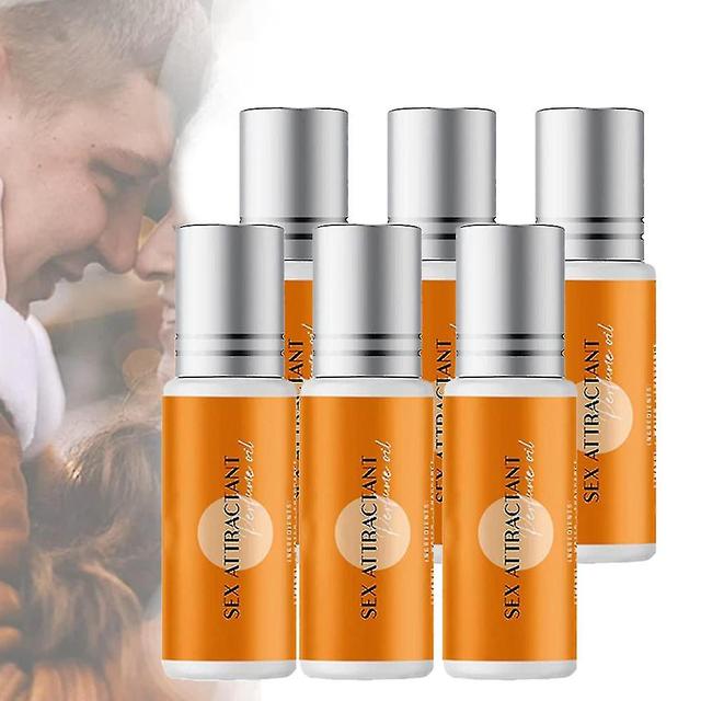 Natürliches Roll-on-Pheromon infundiertes ätherisches Öl Parfüm Köln, Unisex zieht Männer und Frauen an, lang anhaltendes Pheromon 6Pcs-60ml on Productcaster.