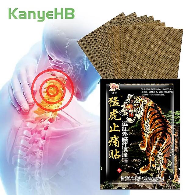 8pcs=1bag Tiger Balm Arthritis Analgesic Plaster Body Joint Back Neck Knee Pain Relief Patch Chinese Herbal Medical Sticker H096 on Productcaster.