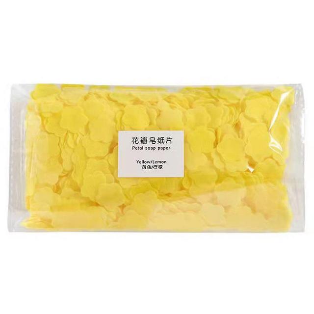 Bath Hand Washing Slice Student Children Carry Flakes Washing Tablet Portable Soap Paper Disposable lemon on Productcaster.