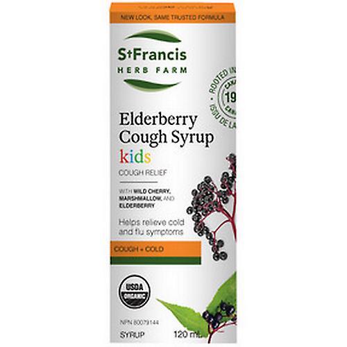 St. Francis Herb Farm Inc. St. Francis Herb Farm Inc. Jarabe para la tos de saúco para niños, 120 ml on Productcaster.