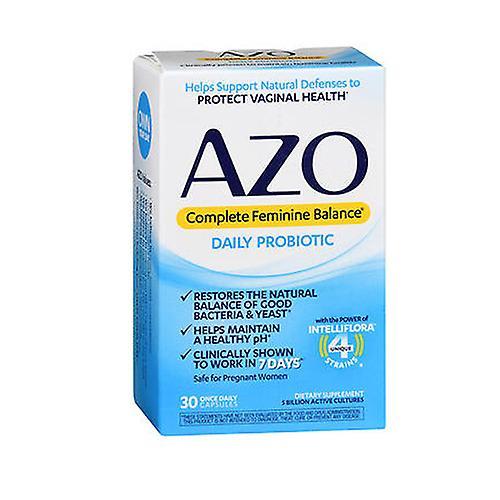 Azo Complete Feminine Balance Daily Probiotic, 30 Caps (Pack de 2) on Productcaster.