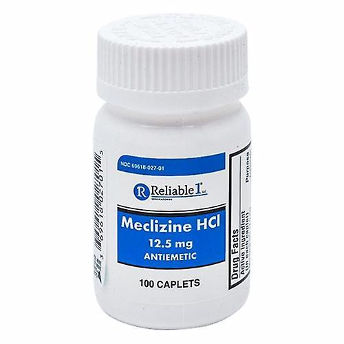 Reliable1 Meclizine HCL,12.5 mg,100 Caplets (Pack of 6) on Productcaster.