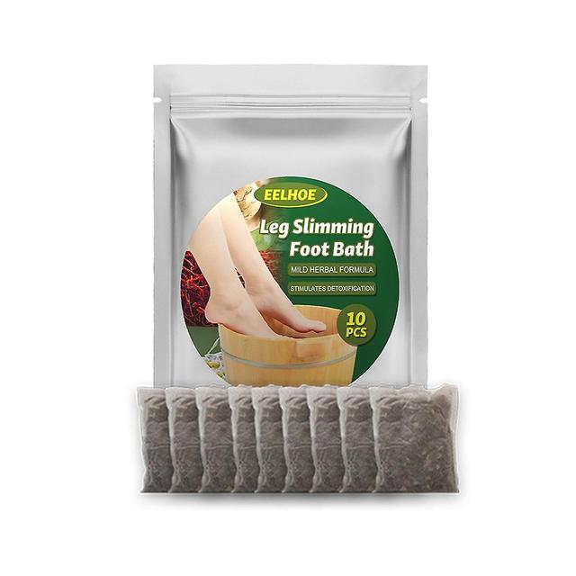 10pcs Ginger Foot Bath Bag Reduce Leg Muscle Pain Foot Care Body Effervescent Pills Foot Bath Tablets Type A Style AA on Productcaster.