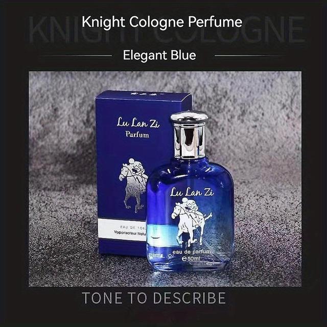 Knight Cologne Perfume: Light Natural Elegant Fragrance For Men - 50ml Elegant Blue on Productcaster.