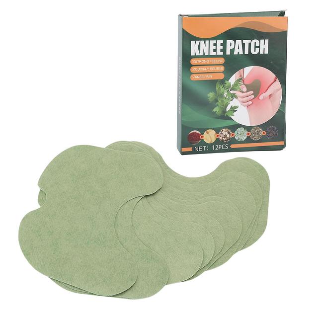 Aespa 12pcs Herbal Knee Sticker Pain Wormwood Long Standing Warming Heat Patches of Joint Pain on Productcaster.