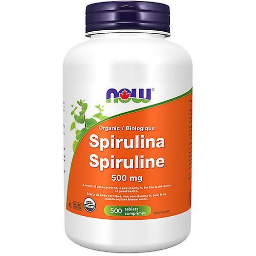 Now! Spirulina orgânica, 500mg, 500 tabs até agora on Productcaster.