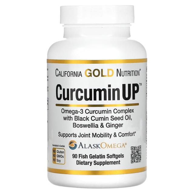 California Gold Nutrition, Curcumine UP, 90 Fish Gelatine Softgels on Productcaster.