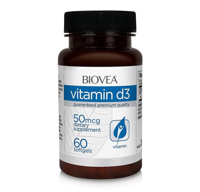 Biovea Vitamín D3 2 000 iu 60 Mäkké gély on Productcaster.