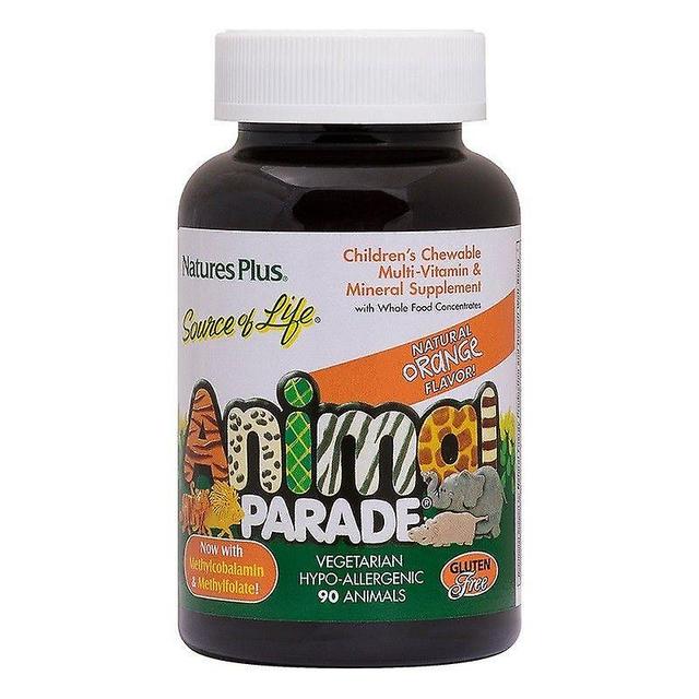 Nature's Plus Naturens Plus Animal Parade Orange Chewables 90 (29974) on Productcaster.