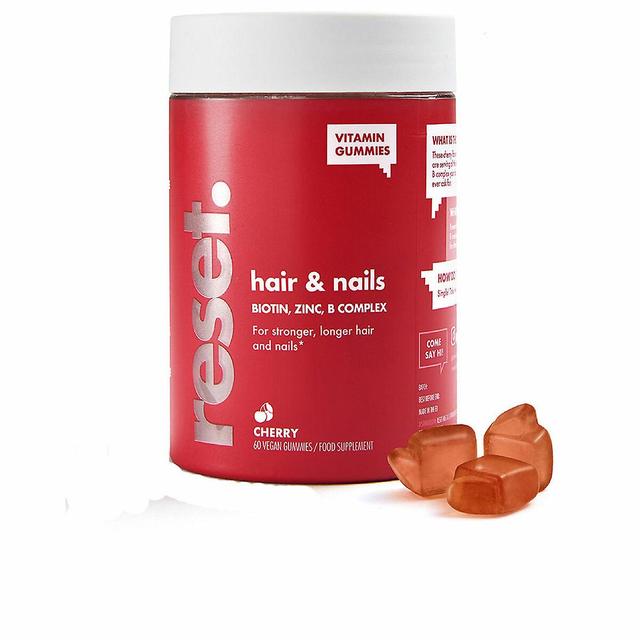 Food Supplement Reset Hair & Nails Gums 60 Units on Productcaster.