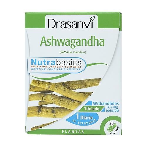 Drasanvi Nutrabasics ashwagandha 60 vegetable capsules of 496mg on Productcaster.