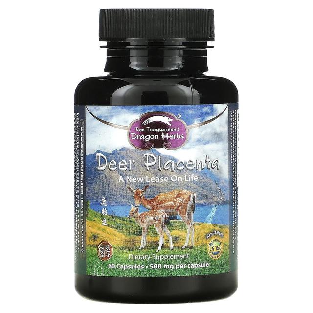 Dragon Herbs ( Ron Teeguarden ), Deer Placenta, 500 mg, 60 Capsule on Productcaster.