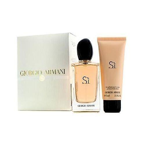 Giorgio Armani Si Gift Set EDP Spray 100ml & Body Lotion 75ml on Productcaster.