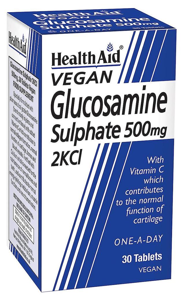 Health Aid Terveysapu vegaani glukosamiinisulfaatti 500mg 2kci 30's on Productcaster.