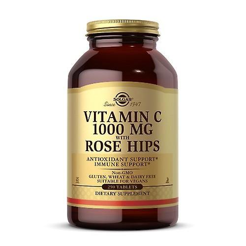 Solgar Vitamin C with Rose Hips, 1000 mg, 250 Tabs (Pack of 2) on Productcaster.