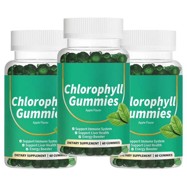 60 karátové chlorofylové gumy pre ženy a mužov, vysoko absorpčný extrakt z chlorofylu draselný doplnok, podporuje energiu, imunitnosť, pokožku a tr... on Productcaster.