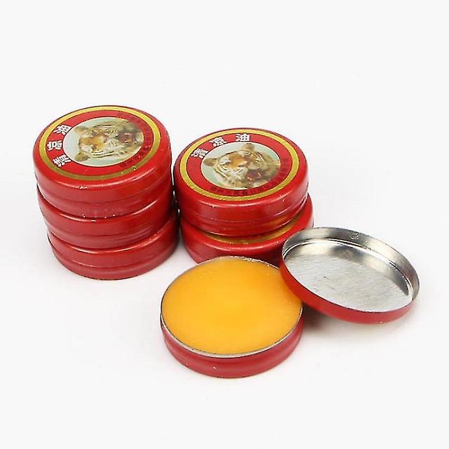 5pcs Summer Cooling Oil Chinese Tiger Balm Red Refresh Oneself Treatment Of Influenza Cold Headache Relax Essential Oil on Productcaster.