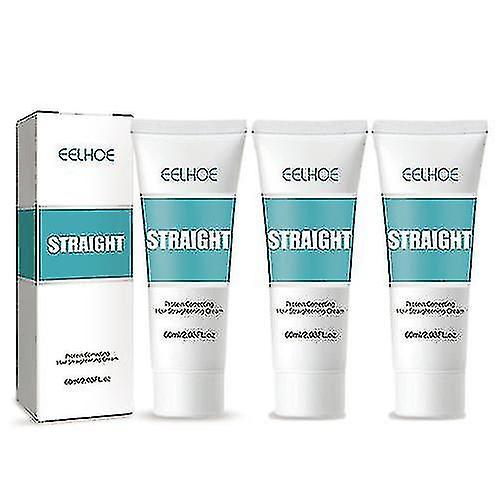 3pcs Protein Correcting Hair Straightening Cream 60ml on Productcaster.