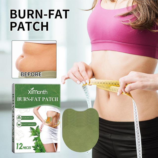 Haobuy Burn Fat Patch, Burn Fat Patches, Perfect Detox Slimming Plasters, Fat Burner for Women, Belly Button Patch Detox Slimming 12pcs on Productcaster.