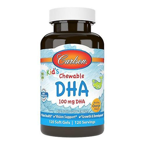 Carlson Kids Chewable DHA,100 Mg,120 Soft Gel on Productcaster.