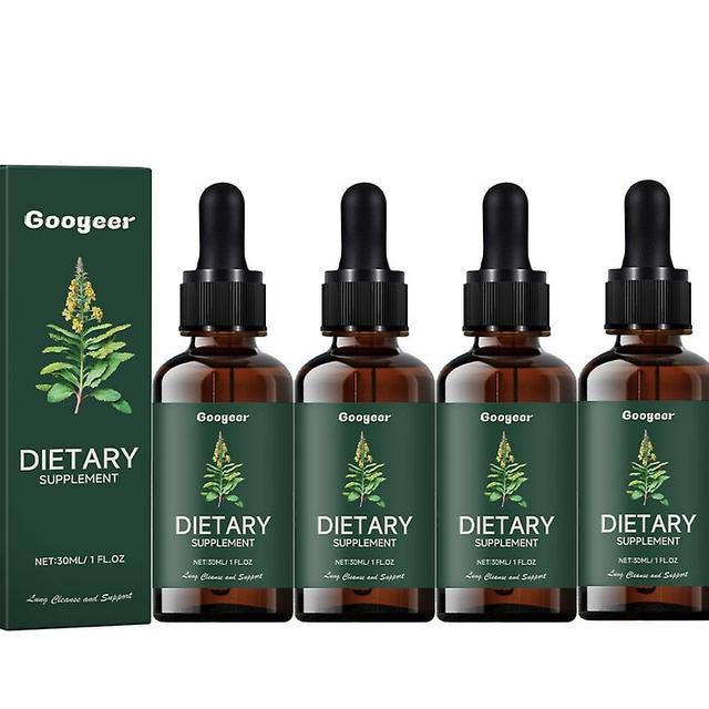 4pcs Mullein Leaf Extract Drops, Mullein Leaf Extract Support Lung Cleanse & Respiratory Function for Healthy Breathing Natural Supplement Tincture Dr on Productcaster.