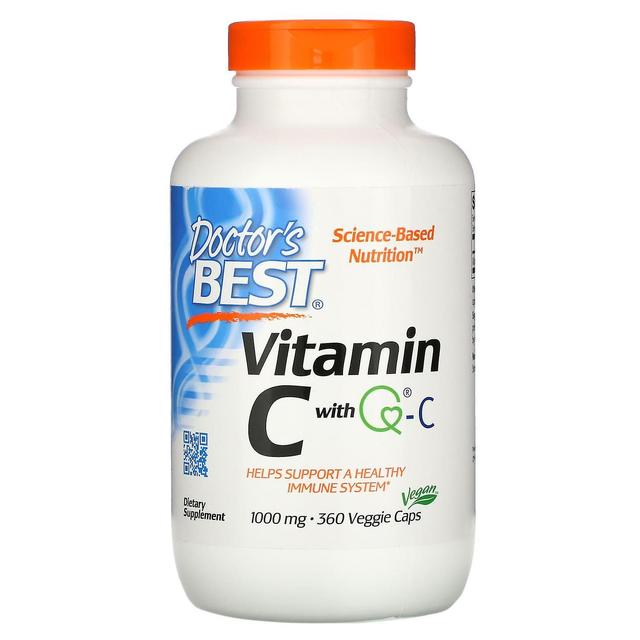 Doctor's Best, Vitamine C met Q-C, 1.000 mg, 360 Veggie Caps on Productcaster.