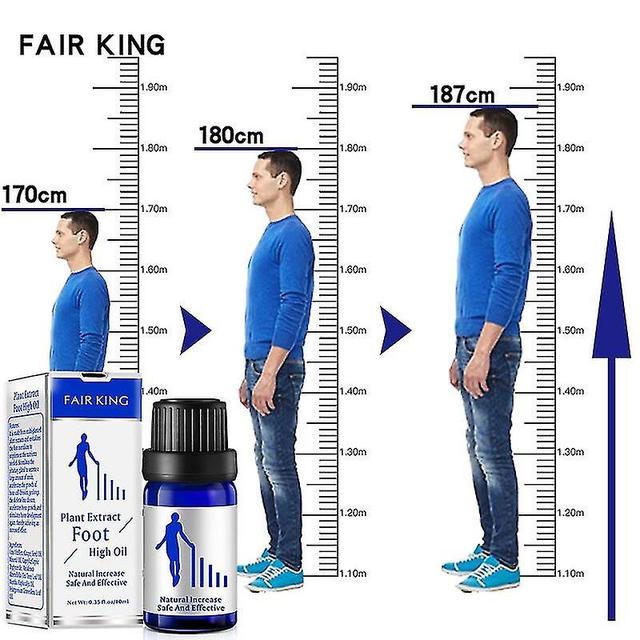 2pcs Natural Height Increasing Oil Body Grow Taller Promote Bone Growth Heightening Conditioning Essential Oil Foot Health Care 2pcs X10ml on Productcaster.