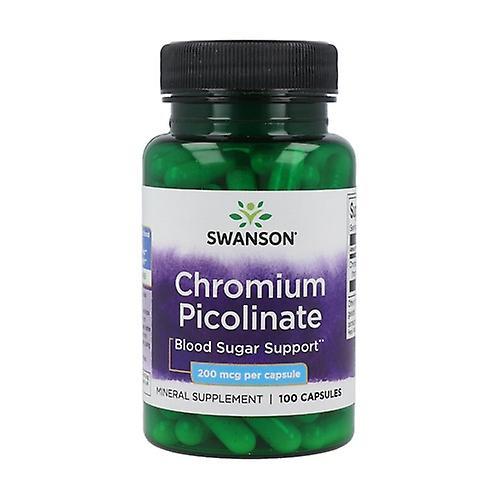 Swanson Chromium Picolinate, 200mcg 100 capsules on Productcaster.