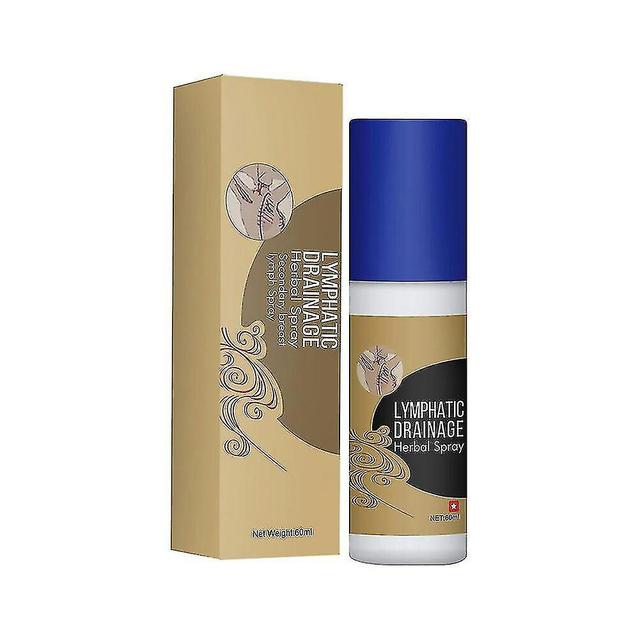 DWSM 60g Lymphatique Detox Herbal Spray Cou Anti-gonflement Plâtre Médical Herb Spray Drainage Corporel --P on Productcaster.